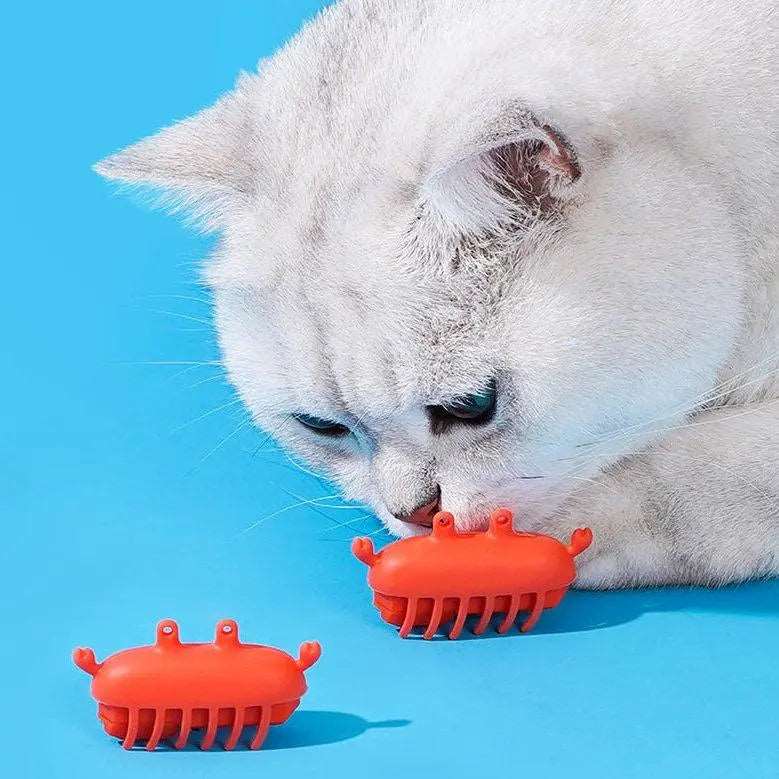 Interactive Red Crab Toy – The Ultimate Electronic Toy for Cats!