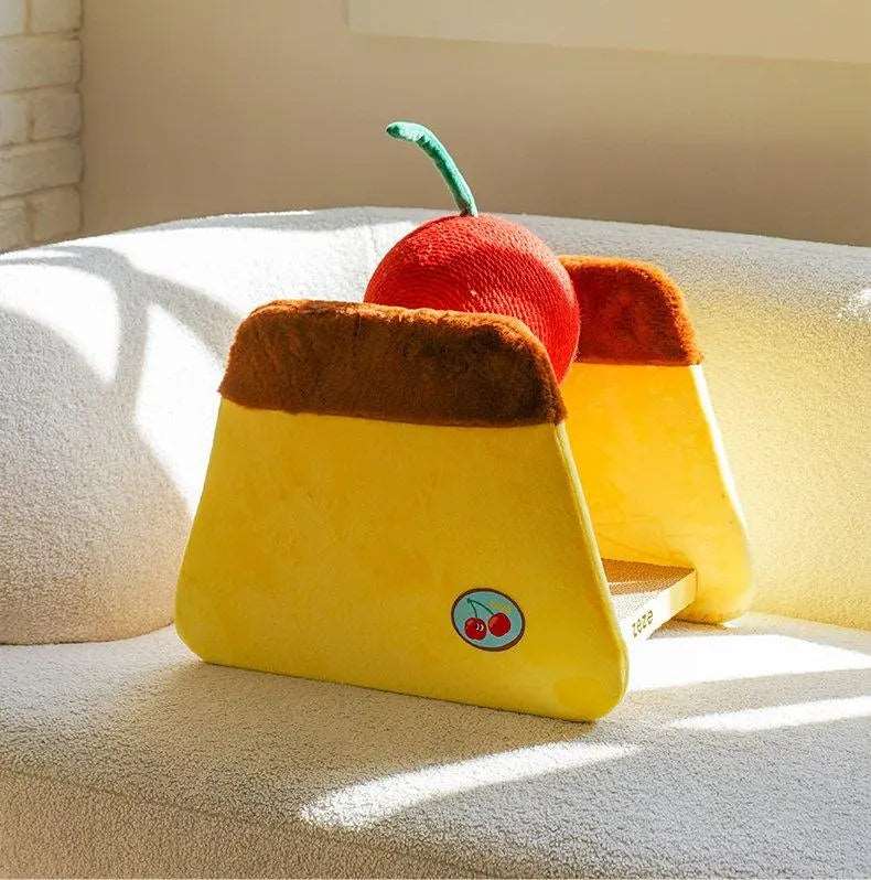 Cherry Cake Cat Bed | A Playful and Cozy Retreat for Your Cat