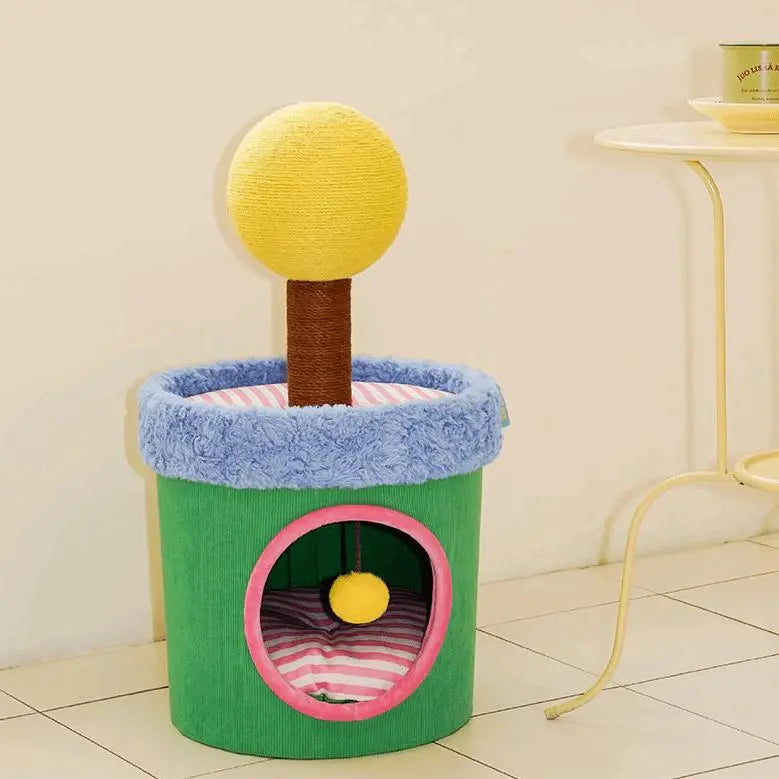 LOLLIPOP HOUSE Cat House - The Perfect Indoor Space for Your Cat