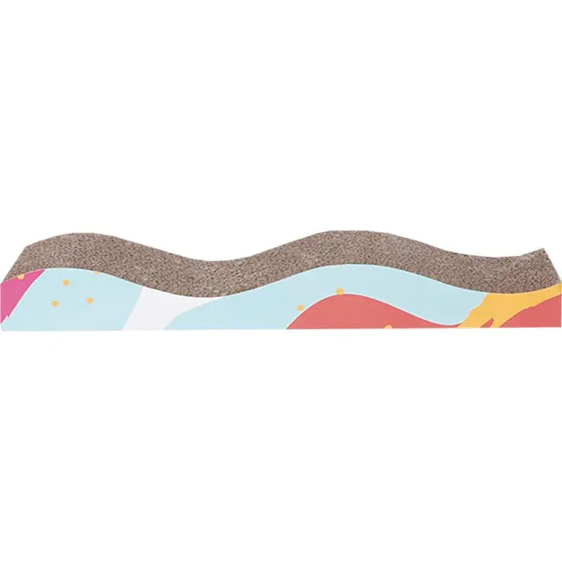 Memphis Cat Scratching Boards - Vibrant & Durable Corrugated Cardboard Scratcher for Cats